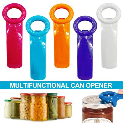 3Pcs Manual Can Opener Portable Comfortable Grip Ergonomic Handle Heavy Duty Elderly Children Adults Colorful Bottle Jar Opening Tool Kitchen Gadgets