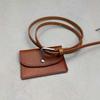 2 in 1 Waistband Waist Bag Detachable PU Leather Coin Purse Simple Waist Belt With Bag  Work