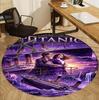 RMS Titanic Pattern Round Rug, Indoor/Outdoor Mat, for Picnic, Gameroom, Bedroom, Office, Living Room, Home Decor Carpet, Birthday Gift