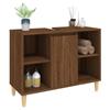 VidaXL Sink Cabinet Brown Oak 80x33x60 Cm Engineered Wood 821291