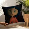 Coraline And The Secret Door Pillow Case Linen Cushion Covers For Decorative Sofa Home Pillows Case Car Chair Pillows Cases
