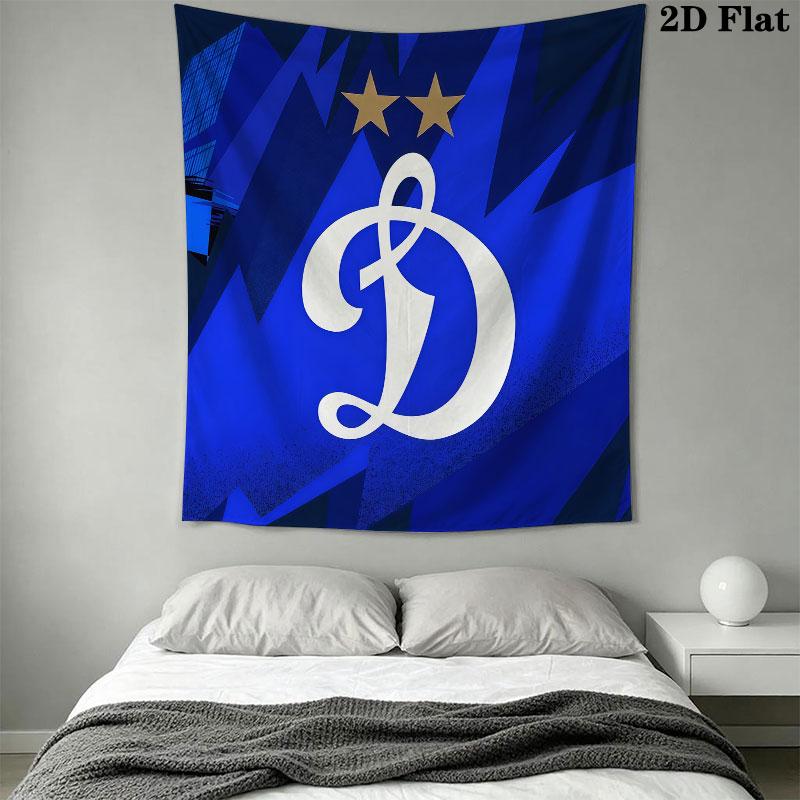 Dynamo Moscow Glory Wall Hanging Printed Fabric Blanket Decorative Tapestries for Bedroom Living Room Home Decor
