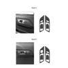 Betterhumz For Ford Mustang 2015-2023 Car Interior Door Pull Handle Switch Panel Made of Alcantara Trim Sticker Deco Accessories