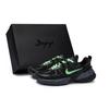 V2K Run Abrasion Resistant Low Top Running Shoes Unisex Black Green FD0736-001(Team80-S-BOX)