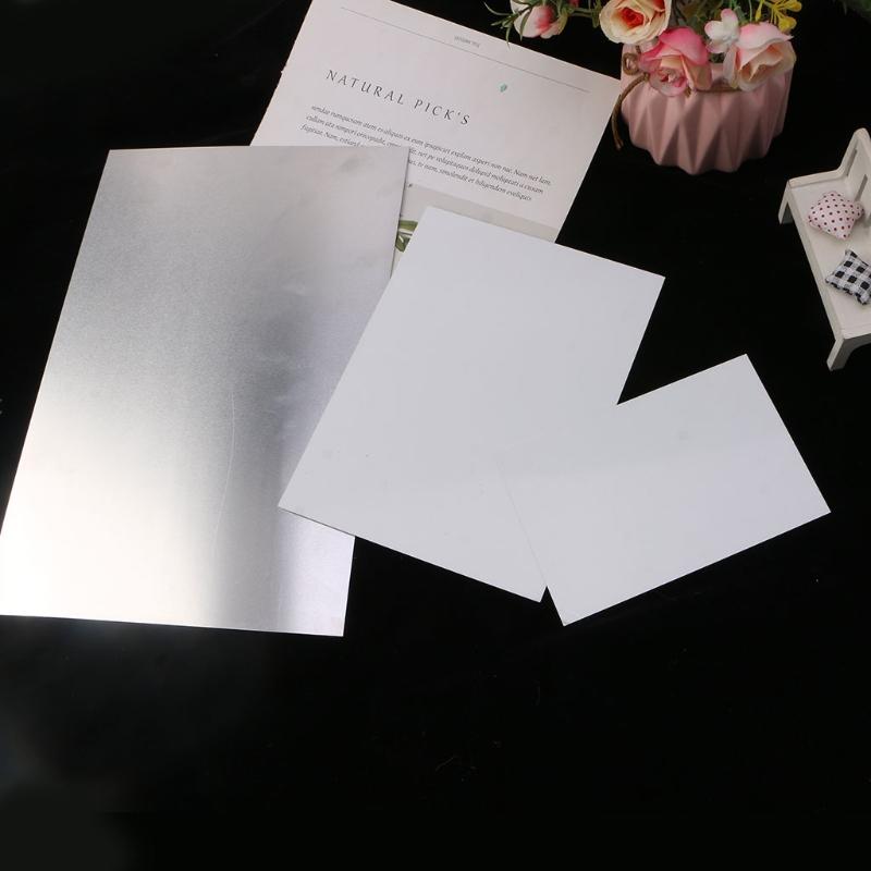 3Pcs Sublimation Blank Plate Aluminum Photo Metal Wall Poster Frame Plate for Thermal Sublimation Printing Photo Sign