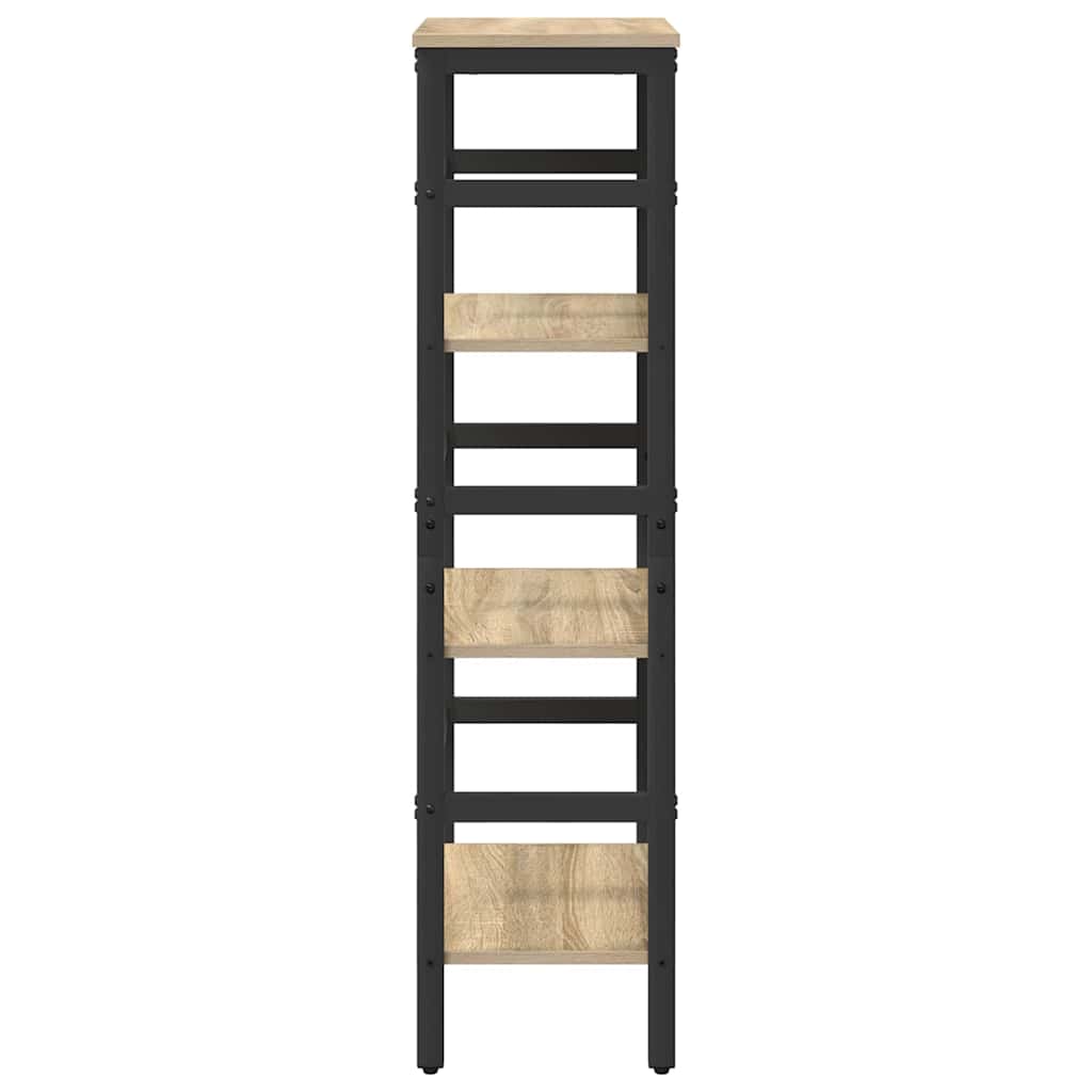 Bookshelf Sonoma Oak 40 X 29.5 X 115 Cm Particleboard