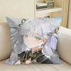 Jinzhou’s Light Jinhsi Game WuWa  Square Sofa Pillow Cover Solid Color Living Room Home Decor Cushion Case