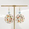 European and American fashion popular shell earrings women's holiday style handmade color personalized simple earrings earrings