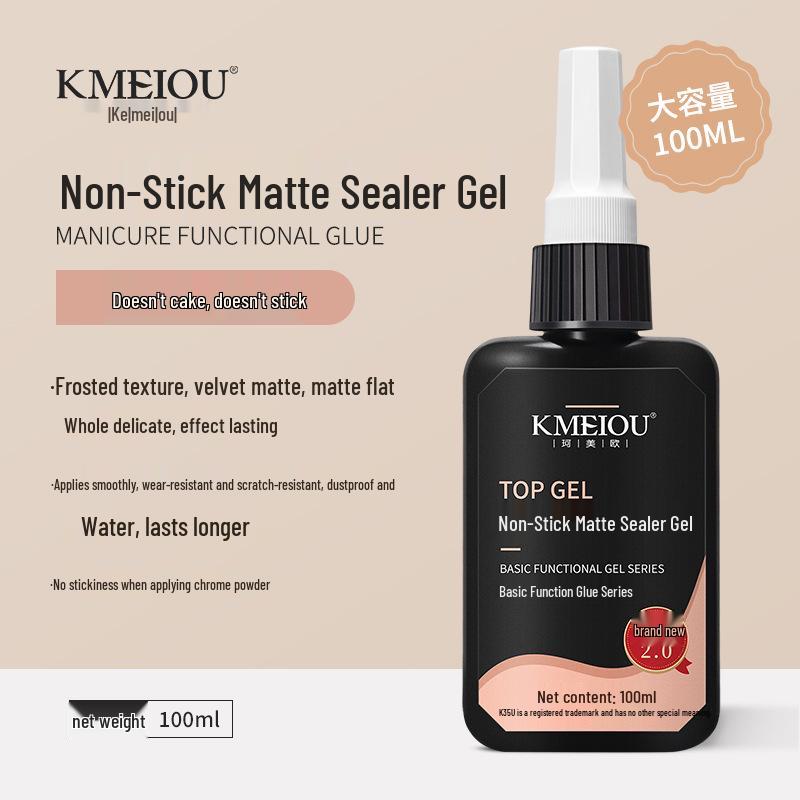 Nail Art Super Gel: Strengthening Base & No-Wipe Top Coat for Salons