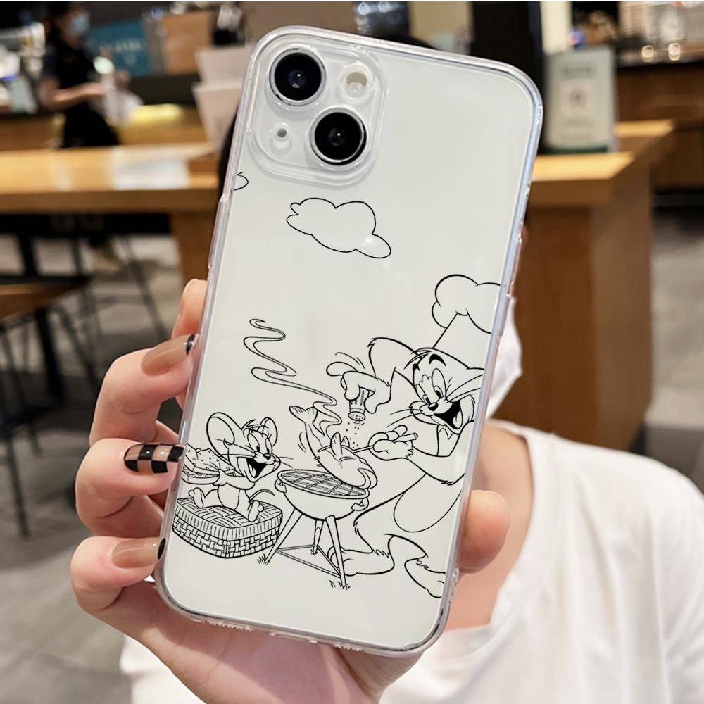 

Чехол S-10 Том и Джерри для iPhone 11 12 13 14 15 16 Pro Max Redmi A3 9A 9C 10A 10C 13C Note 9 11 Samsung S24 S21 S20 Ultra Plus A04S A05S iPhone 16 бездна