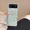 Butterfly Flower Resin Glitter Phone Case for Samsung Z Flip7/Z Fold8