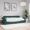 VidaXL Daybed with Mattress Dark Green 90x200 Cm Velvet 3196907