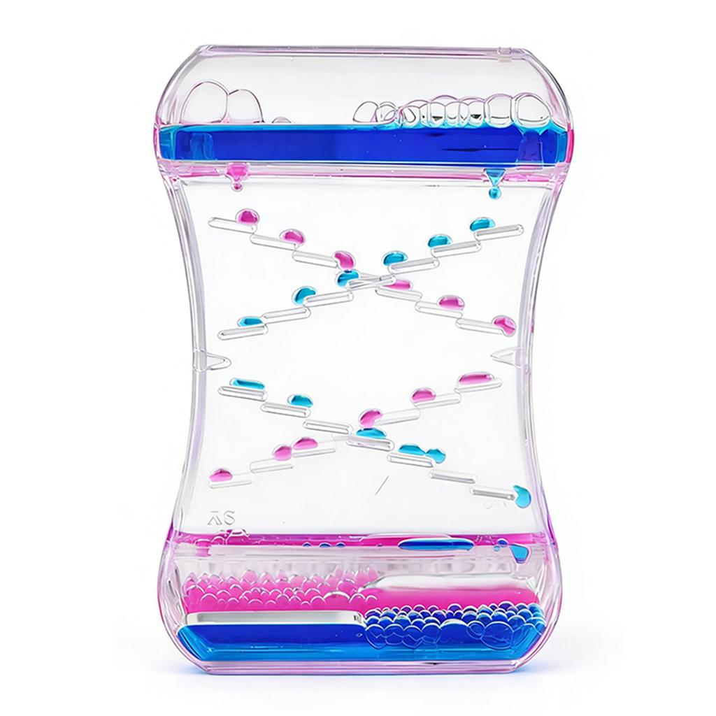 Timer a Movimento Liquido con Bolle Timer Liquido Giocattolo Sensoriale Clessidra ad Acqua per Ufficio/Casa Strumento Sensoriale Coinvolgente per Bambini