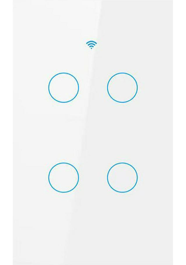 Smart WiFi Touch Switch with Siri Voice Control, Mobile App, RF Remote, and Tone Adjustment