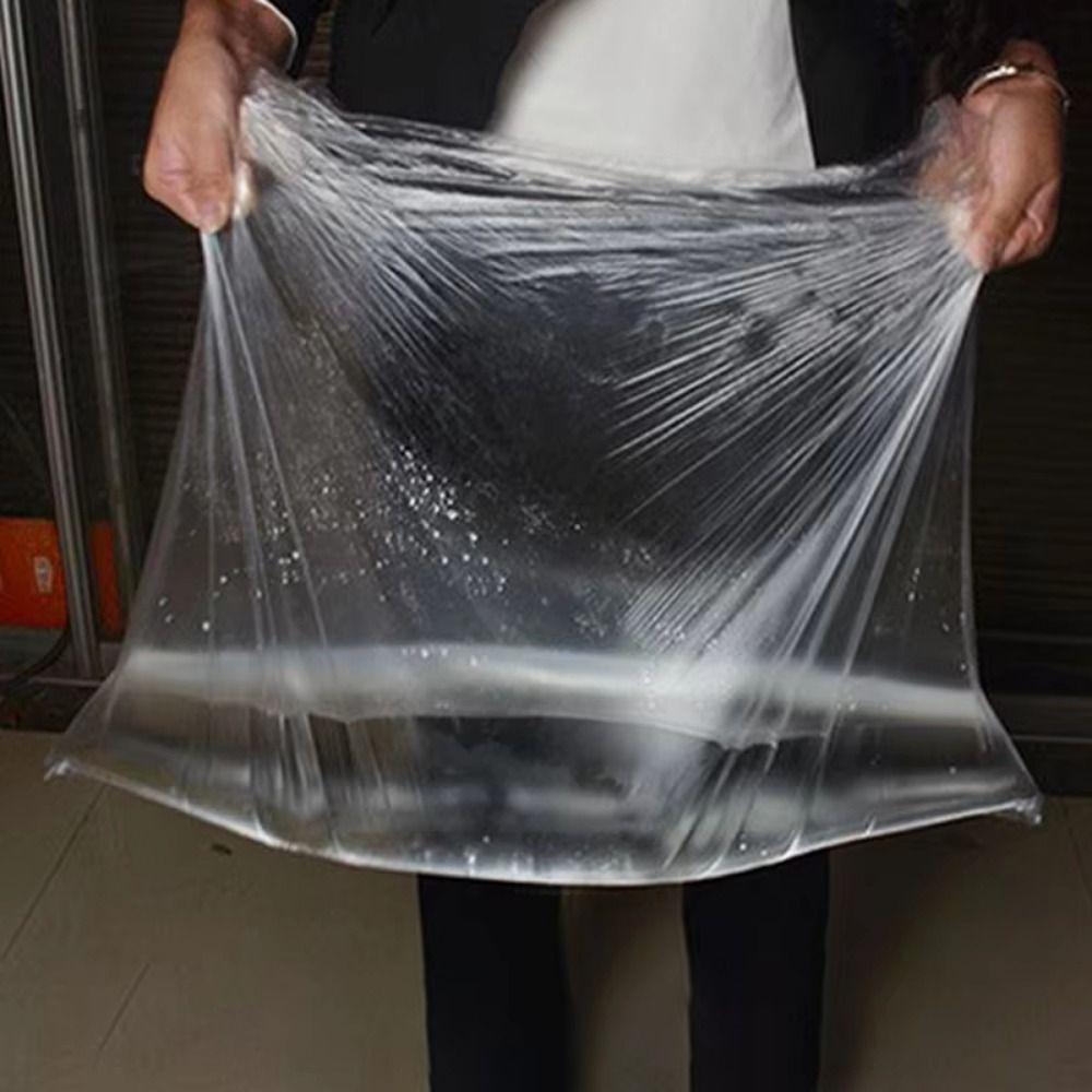 240Pcs Transparent Foot Tub Bags Heat Resistant Thicken Bath Basin Bags Waterproof 65cm*50cm Disposable Foot Tub Liners