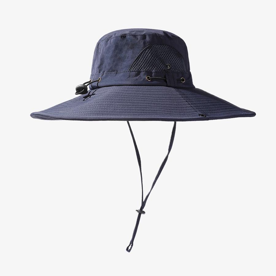 Summer Big Brim Breathable Sunscreen Fisherman Hat Men's Outdoor Mountaineering Fishing Hat Sunshade Hat
