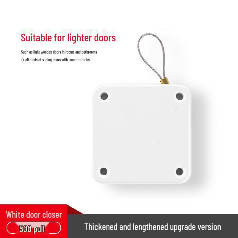 

Автоматический доводчик для раздвижных и противовзломных дверей без сверления – Простая конструкция с веревкой