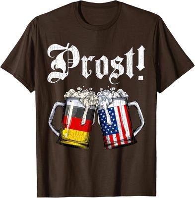 German American Flag Prost Beer Oktoberfest Mug Unisex T-Shirt Unisex T-Shirt