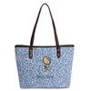 Hello Kitty Leopard Pattern Pu Backpack With Vintage Design And Spacious Storage For Casual Outings