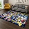 Digimon Adventure Angewomon Agumon Cartoon Carpet Rug for Bedroom Living Room Sofa Doormat Home Decor,Kid Area Rug Non-slip