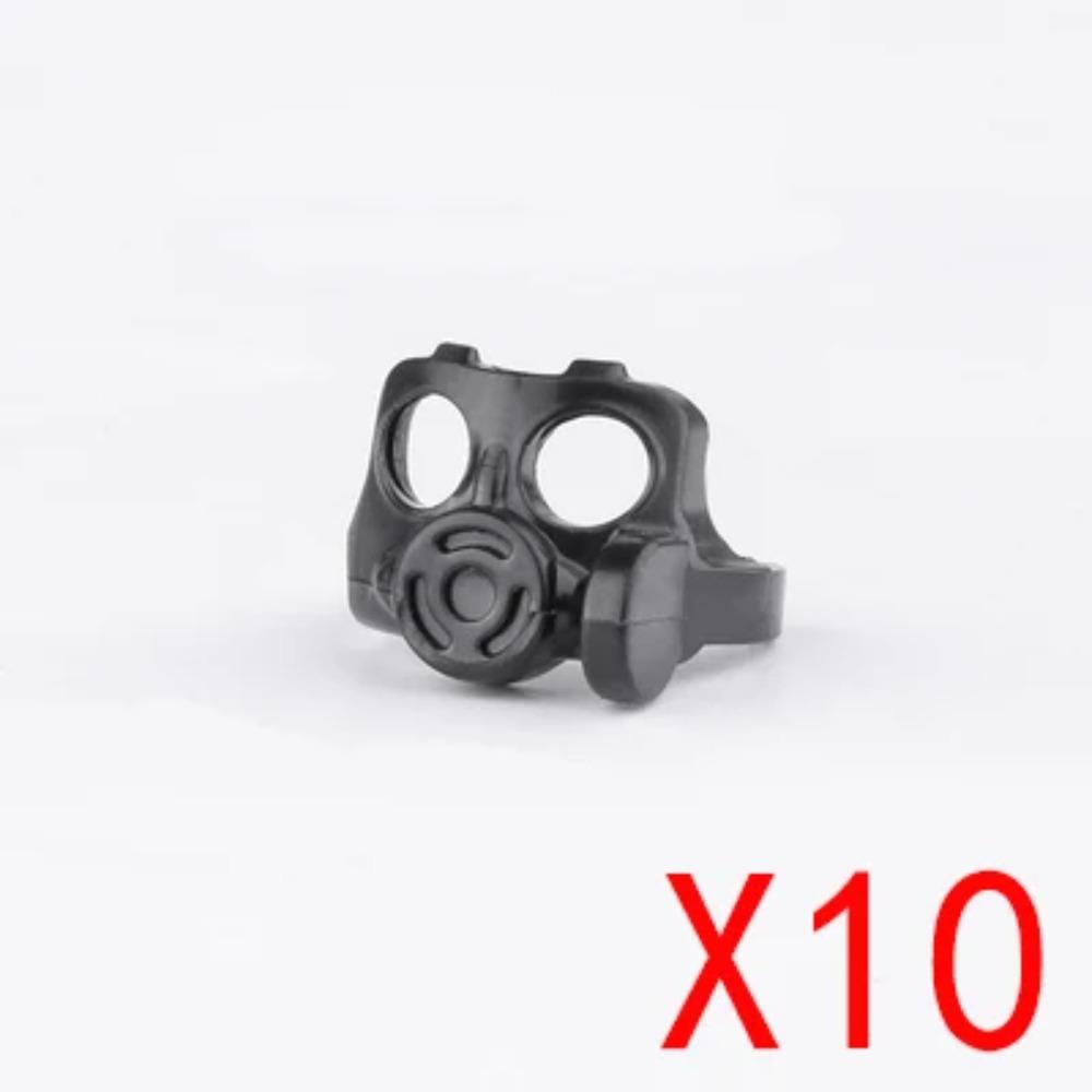 MOC WWII Military Building Blocks Accessories Figure Soldier Ninja Helmet Toy Hat Mini Brick Scarf Mask Knee Pads Gift Toys X027