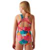 Regatta Girls Katrisse Tropical Leaves One Piece Swimsuit