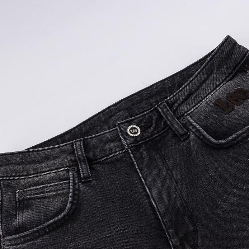 Lee Women's 413 High-Waist Wool Blend Straight Jeans