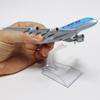 JJC Diecast Miniature Aircraft Model - Korean Air A380 (1:400, 16cm) - Decorative Collectible