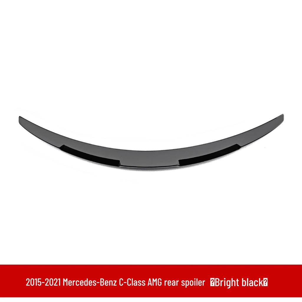 Fits Mercedes-Benz C-Class W205 (2015-2021) AMG Aerodynamic Rear Spoiler & Front Lip Bumper Kit