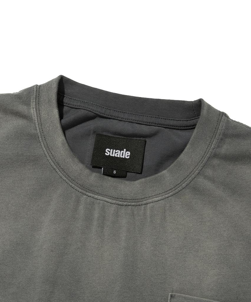 Seuweideu Pocket Cropped Tee [Washing Gray]