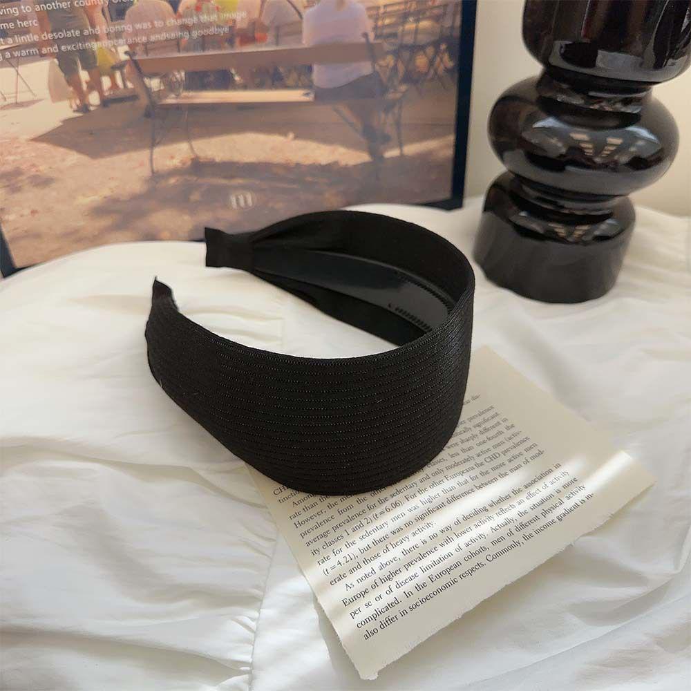 Korean Retro Plaid High Top Fashion Headband & Versatile Hair Clip 2025