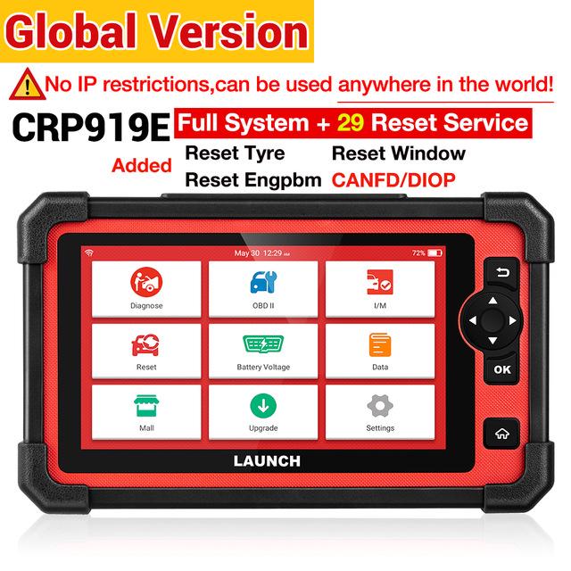 Launch X431 CRP919E Car Diagnostic Tool with CANFD and Multi-language Support