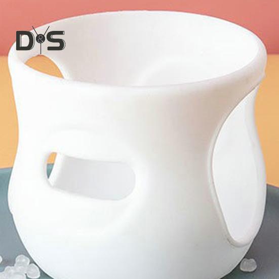 3 ცალი სილიკონის ბოთლის ყელი 120მლ/240მლ ბავშვის ფლაკონის დამჭერი მოცურების საწინააღმდეგო BPA საიზოლაციო ყდის მინის ბავშვის ბოთლისთვის