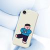For iPhone 16e Case Love Boy Pattern Printing Straight Edge TPU Phone Back Cover