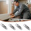 4 Pieces Sliding Window Pulley for Angle Adjustable Zinc Alloy Hardware Double Wheel Silent Roller for Kitchen Study