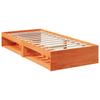 Daybed Without Mattress Wax Brown 75 X 190 Cm Solid Pine Wood