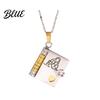 Meaningful Jewelry Gift Book Charm Necklace To My Granddaughter Openable