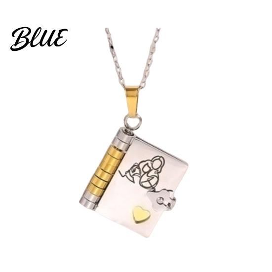 Meaningful Jewelry Gift Book Charm Necklace To My Granddaughter Openable