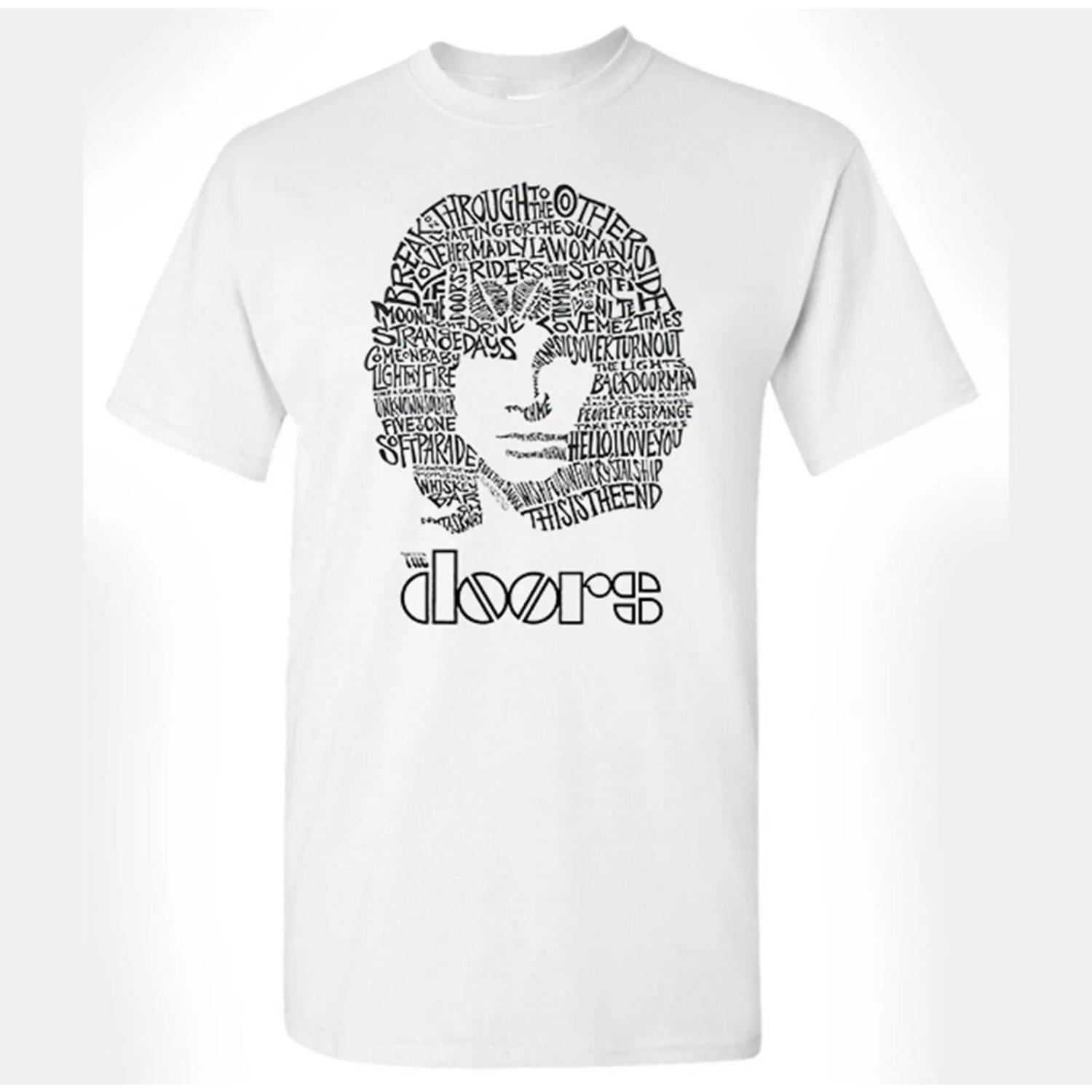 

Футболка The Doors, Футболка Джима Моррисона, Футболка рок-группы, Футболка Break On Through, Футболка с коротким рукавом, Мужская, Женская, Лето S