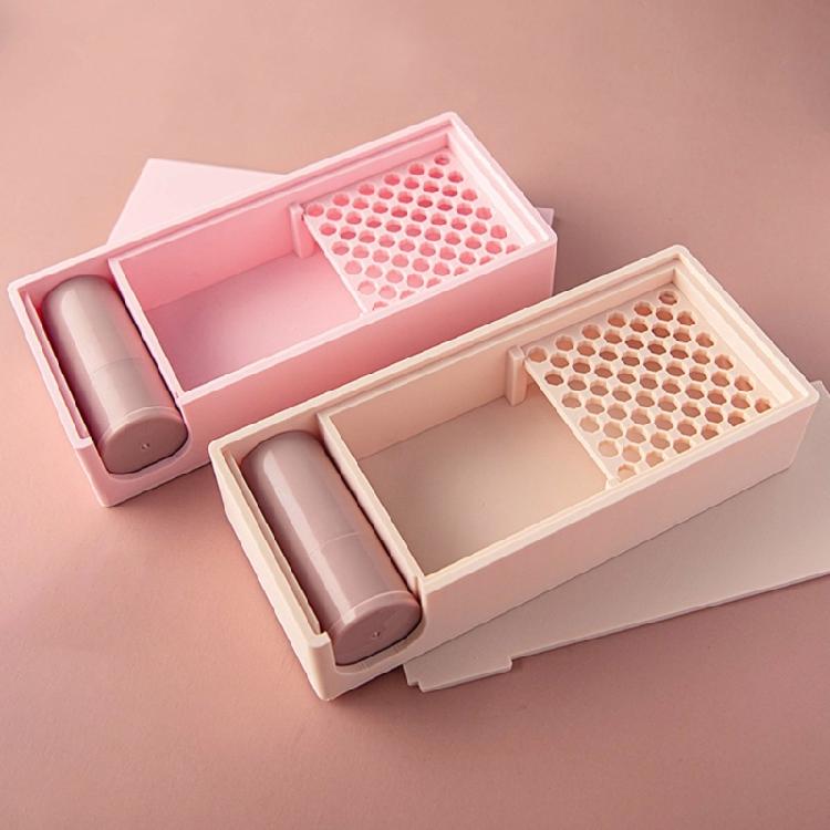 Anti Spill Corn Starch Box With Detachable Grid And Brush Mess Free Craft Tool For Jewelry Making Supplies