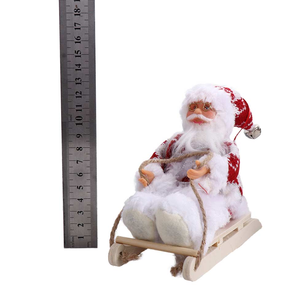 N1N Figurine Home Table Decor Santa Figure Hanging Pendants Santa Claus Doll Christmas Decorations