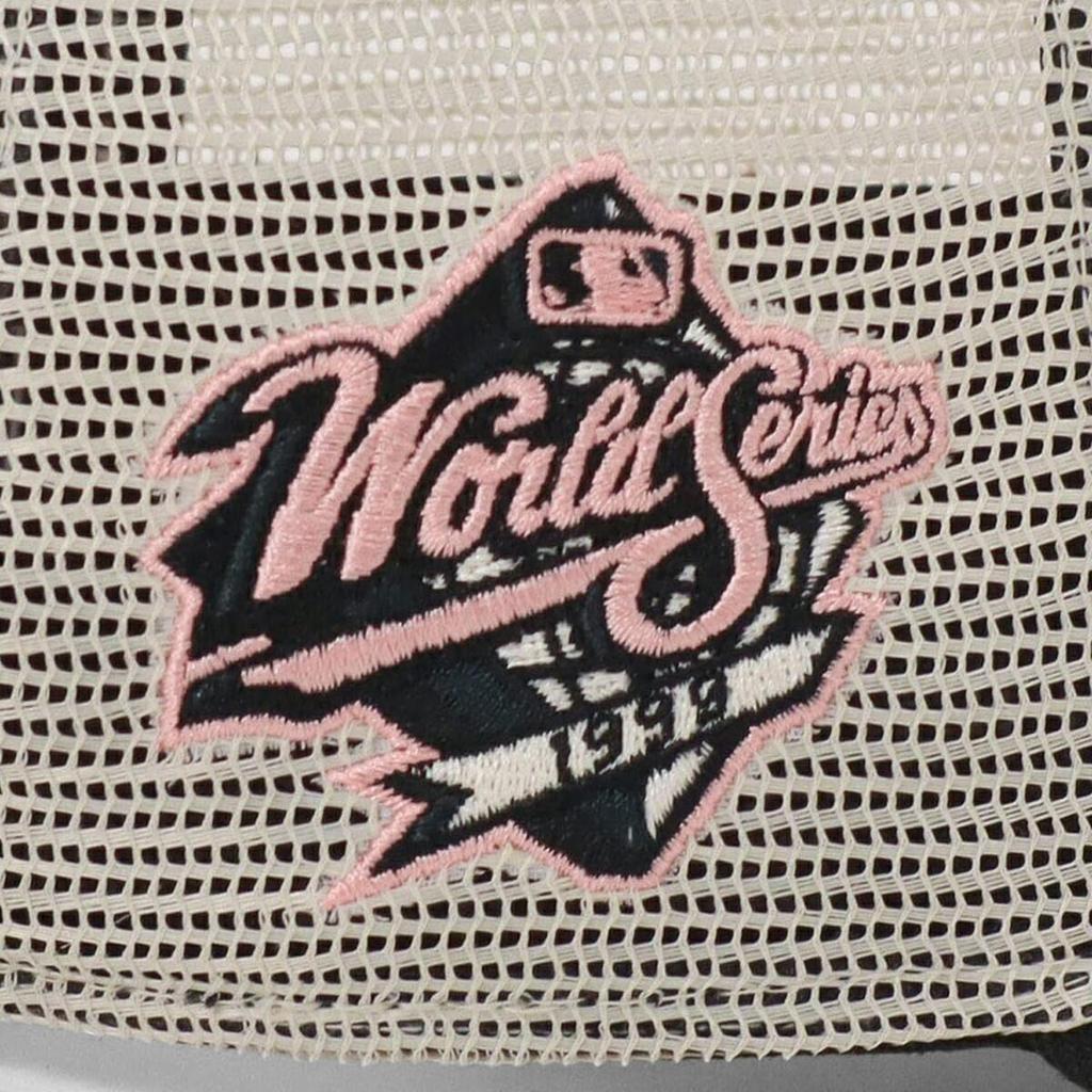 New Era 9FORTY A-Frame Trucker Mesh Kappe MLB New York Yankees Stein/Schwarz ONSPOTZ Exklusiv Einheitsgröße