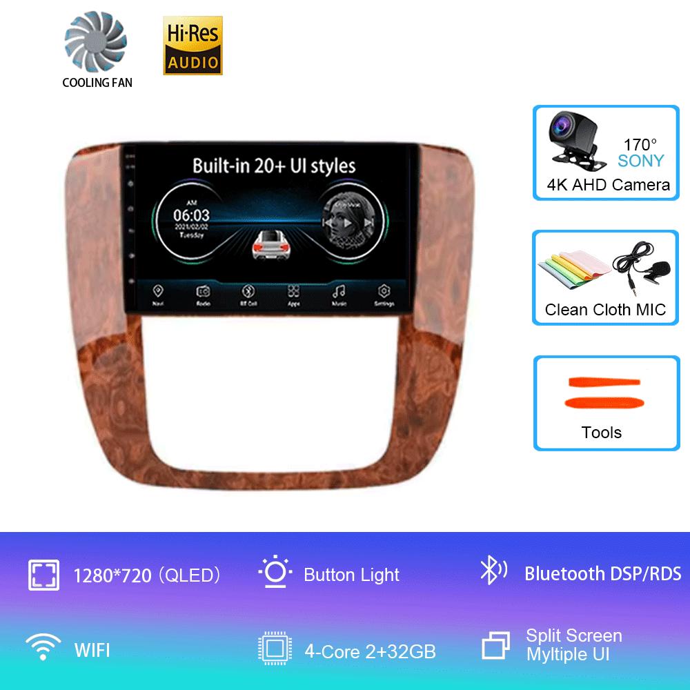 

Для GMC Yukon Chevrolet Tahoe Suburban 2007-2012 2 din Android 14 Auto Carplay Car Radio Multimedia Stereo GPS dvd CHINA