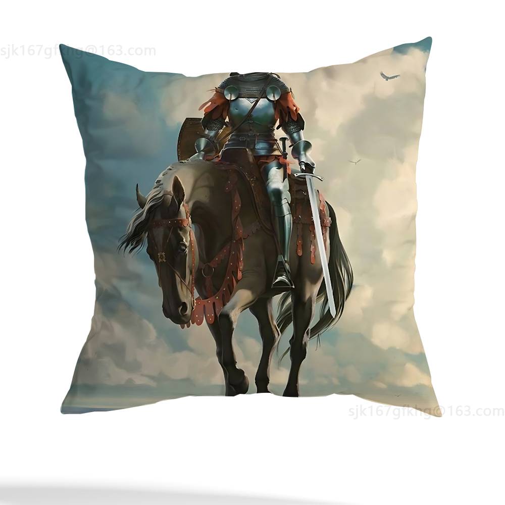 K-Kingdom Come Deliverance Pillow Cover Living Room Sofa Cushion Cover Bedroom Room Bed Pillow Cover Home Decoration