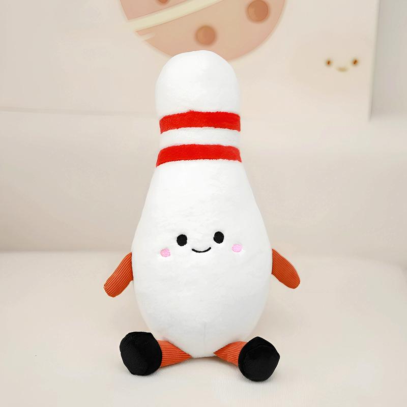 Cute Bowling Pin Plush Toy - Fun Sports Competition Gift for Men Bowling Pin