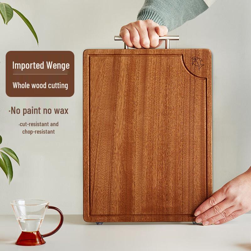 Mingjiang Chubang Black Ebony Wood Chopping Board