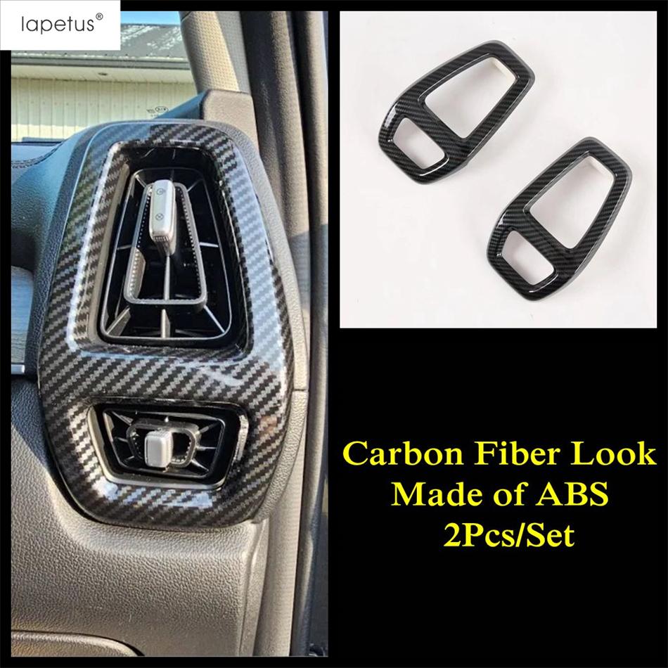 Gear Shift Panel / Head Lamp / Steering Wheel / AC Air Vent Cover Trim Carbon Fiber Accessories For Kia Sorento MQ4  -