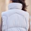 Moda Inverno Caldo Gilet Corto Donna Capispalla Elegante Spesso Senza Maniche Piumino Giubbotti da Donna