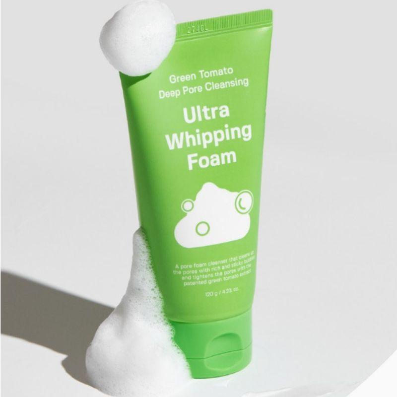 SUNGBOON EDITOR Green Tomato Deep Pore Cleansing Ultra Whipping Foam 120g