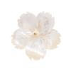 Natural freshwater white butterfly shell flower brooch, high-end sense of elegance and exquisite temperament pin, high-end suit corsage woman